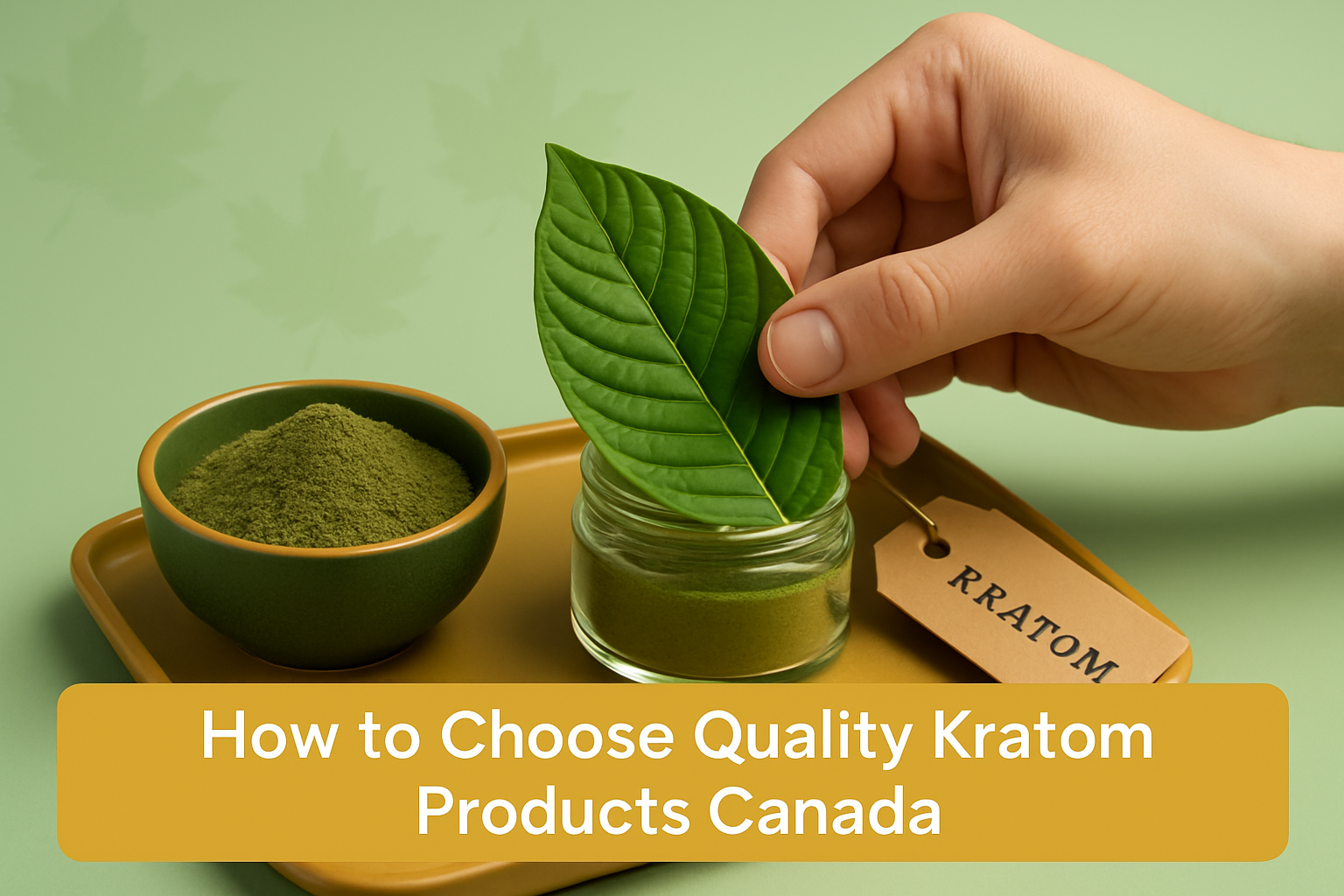 How to Choose Quality Kratom Canada: Expert Guide