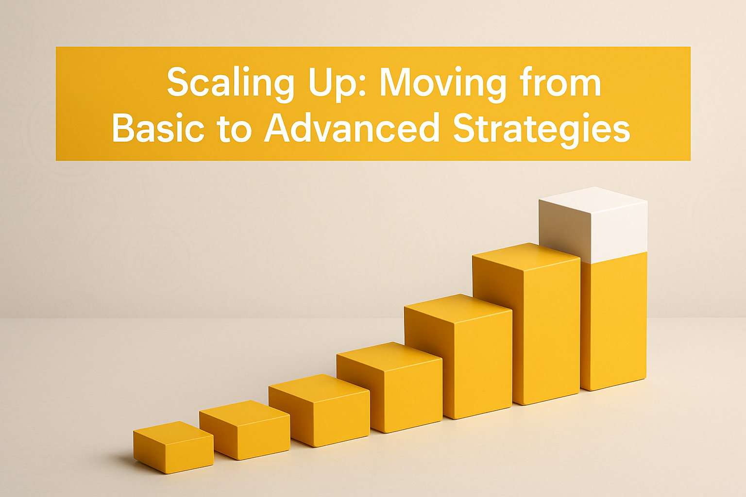 Scaling Up: Moving from Basic to Advanced Strategies