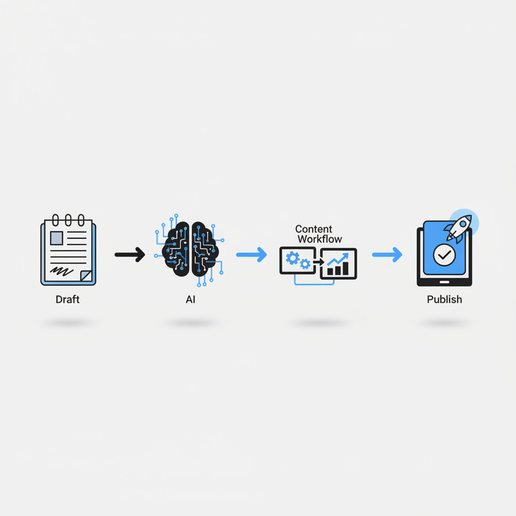 How to Use AI to Simplify Your Content Workflow from Draft to Publish